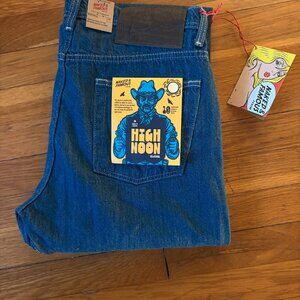 Naked & Famous Weird Guy High Noon Lightweight Selvedge Jeans NWT 34 x 34